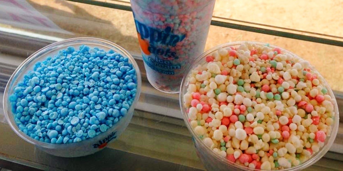Treat yourself with ice-cream reinvented by Dippin' Dots.