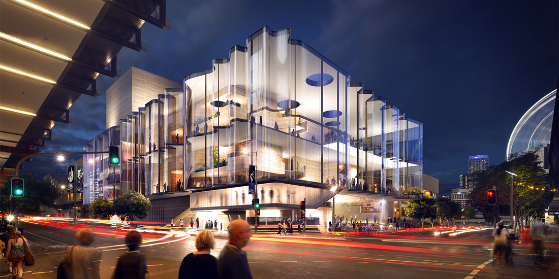 Snøhetta + Blight Rayner design new QPAC theatre The Weekend Edition