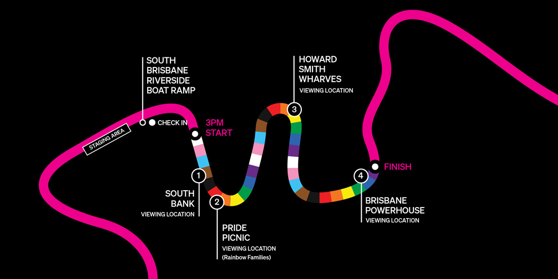 River Pride Parade Map