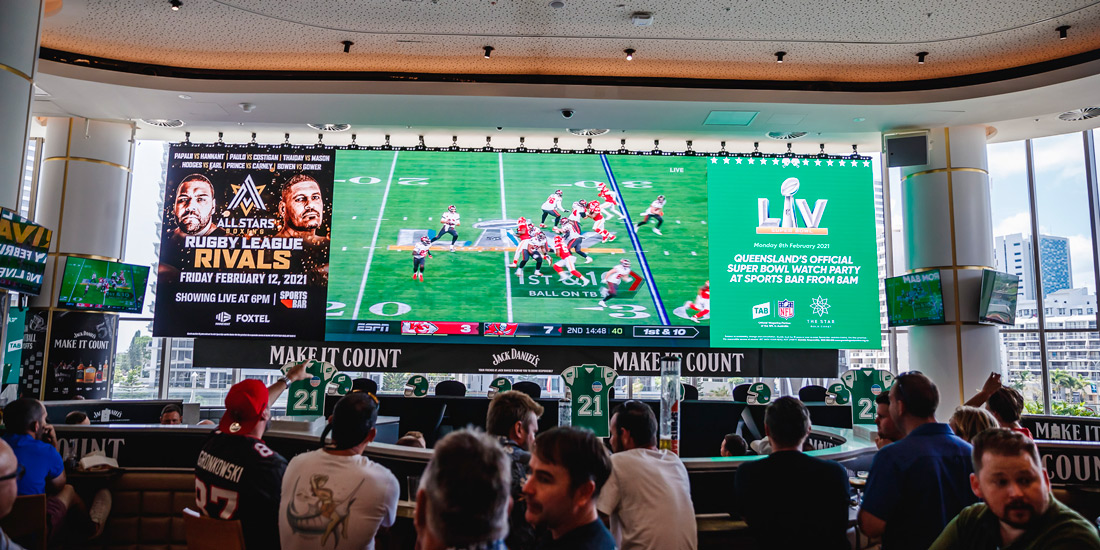 Super Bowl LVII at The Star - Inside Gold Coast