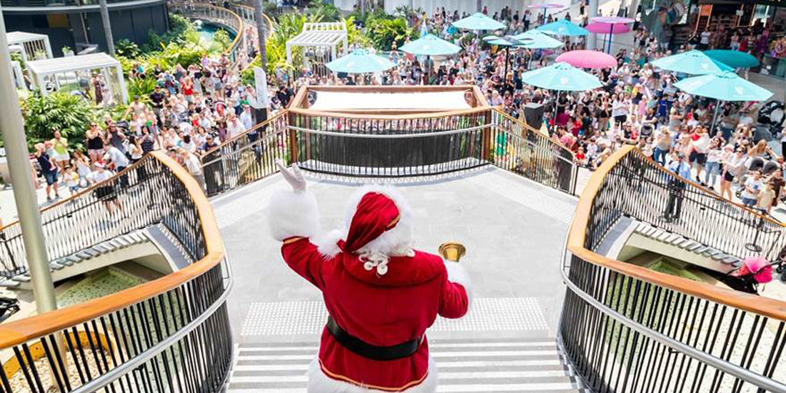 Santa's Grand Arrival at Pacific Fair Gold Coast Events The Weekend