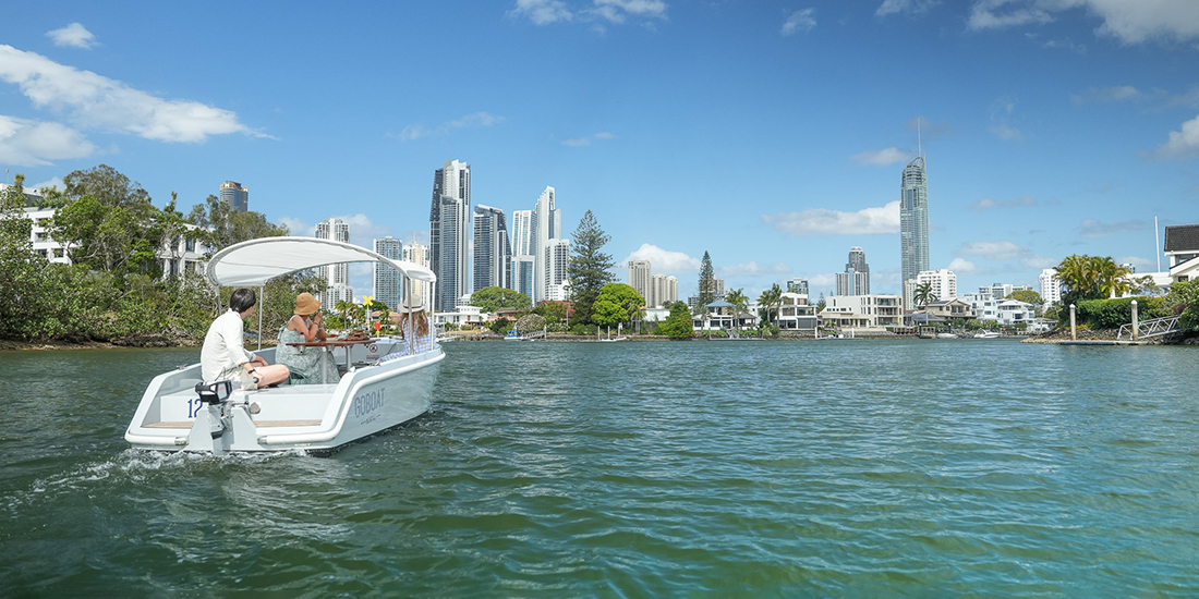 Ahoy, mates! Eco-friendly electric picnic boats by GoBoat are setting sail  on the Gold Coast